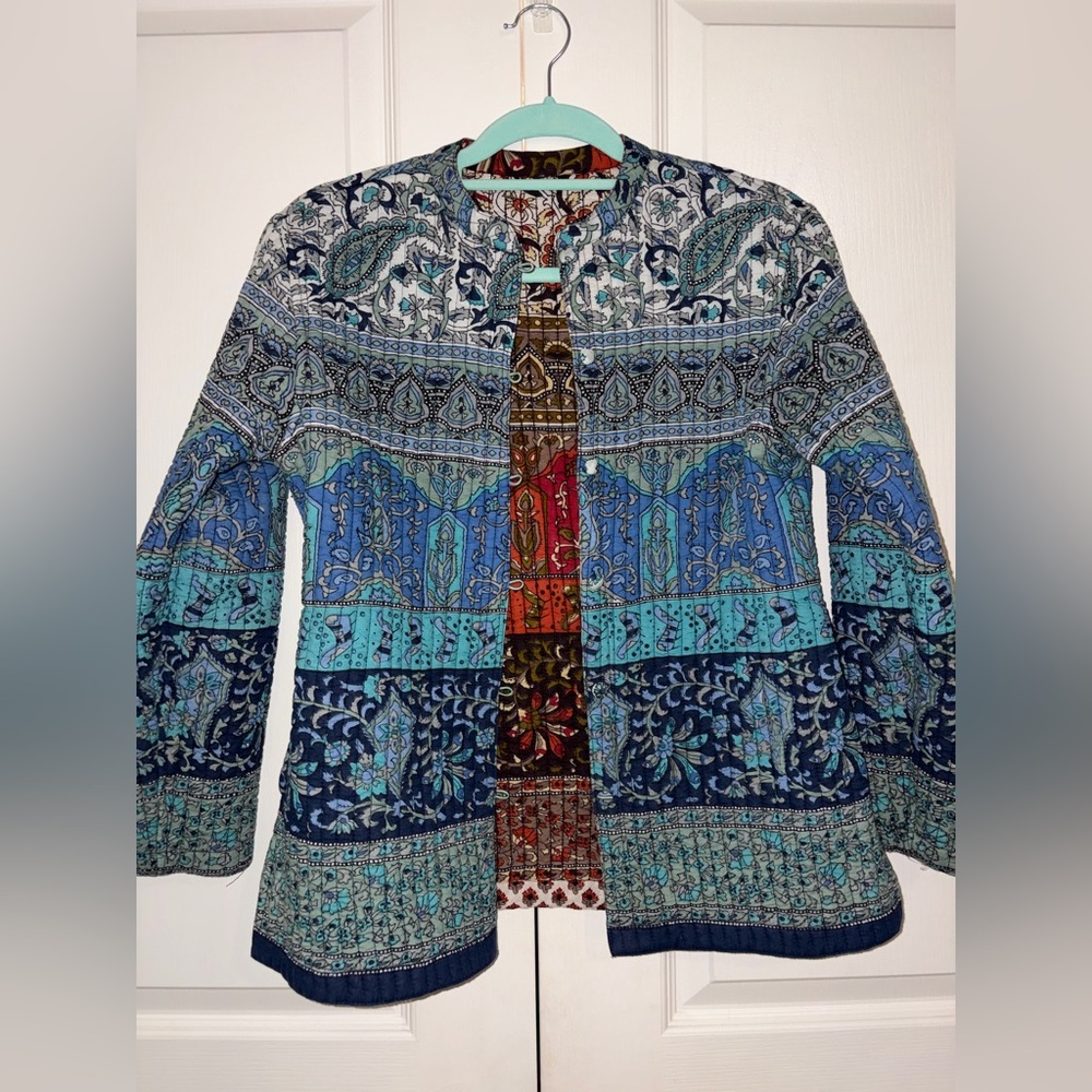 PHOOL QUILTED REVERSIBLE JACKET NO TAG - Picture 5 of 10